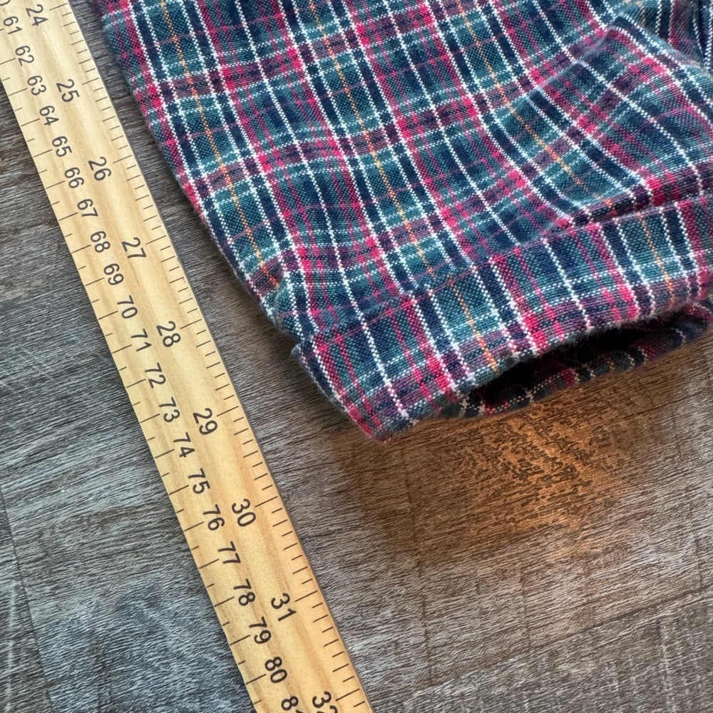 Paris Sport Club Vintage Plaid High Waisted Balloon Pants Red Green Preppy Sz XS - Picture 7 of 9